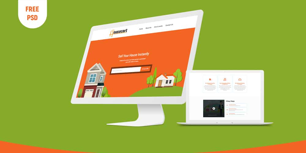 Best Free Web Templates 2023 372 Real Estate Template PSD