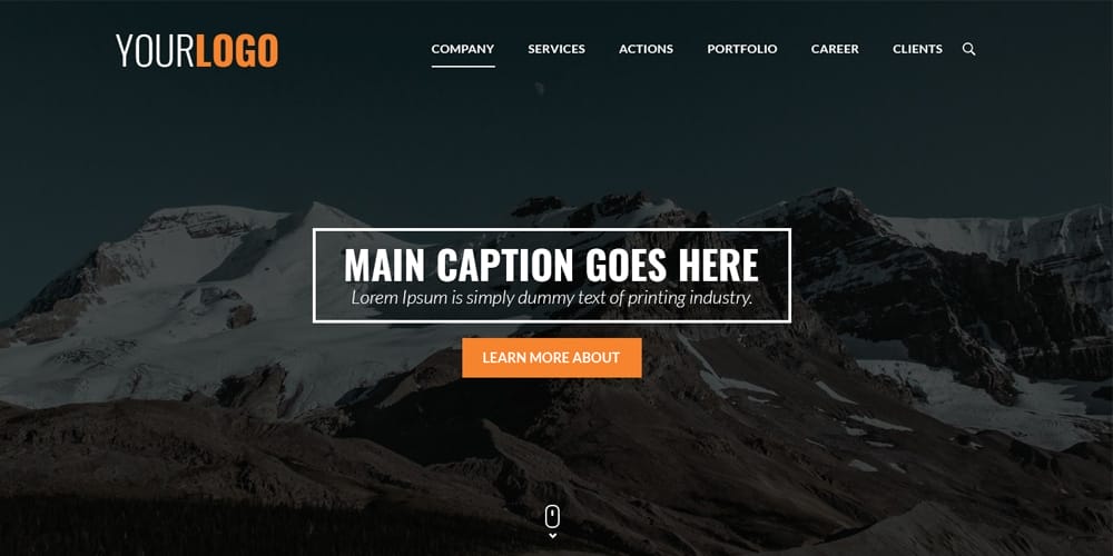 Best Free Web Templates 2023 356 Responsive Web Template PSD