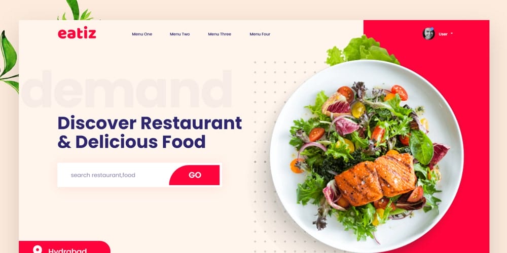 Best Free Web Templates 2023 172 Restaurant Landing Page