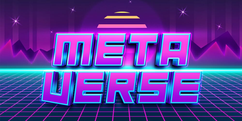 Latest Free Photoshop Text Styles & Effects 228 Retro Metaverse Text Effect