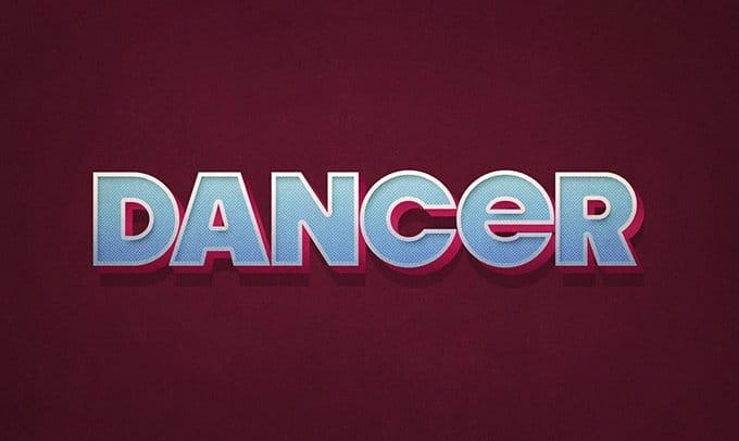 Latest Free Photoshop Text Styles & Effects 232 Retro Style Text Effects