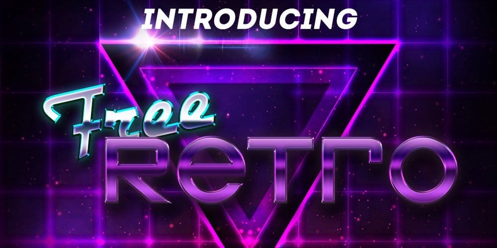 Latest Free Photoshop Text Styles & Effects 227 Retro Text Styles PSD
