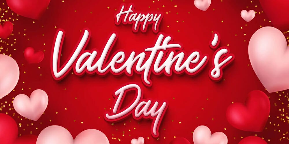 Latest Free Photoshop Text Styles & Effects 110 Romantic-Text-Effect