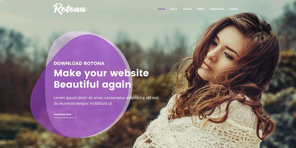 Best Free Web Templates 2023 138 Rotona Creative Website Template