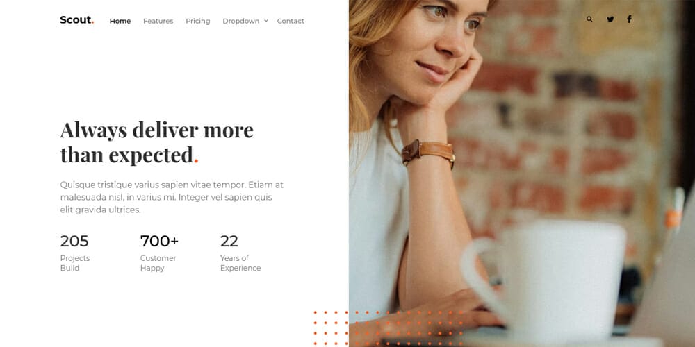 Best Free Web Templates 2023 227 Scout Template