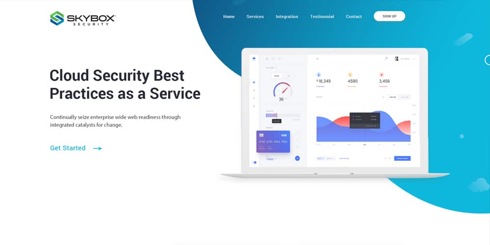 Best Free Web Templates 2023 384 Security Web Template Design PSD