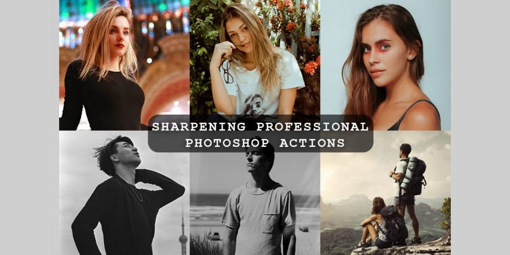 Latest Free Photoshop Actions 23 Sharpening Professional Photoshop Actions