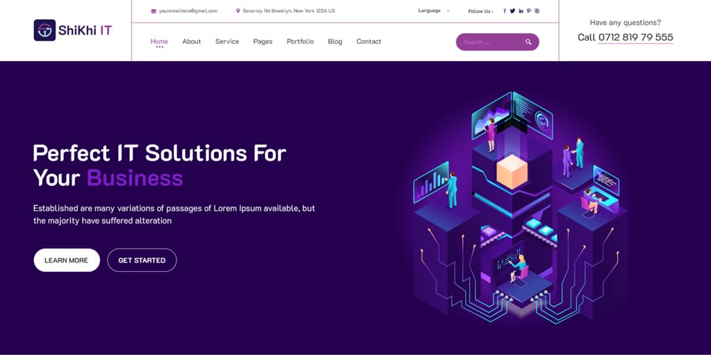 Best Free Web Templates 2023 198 ShikhiIT Web Template