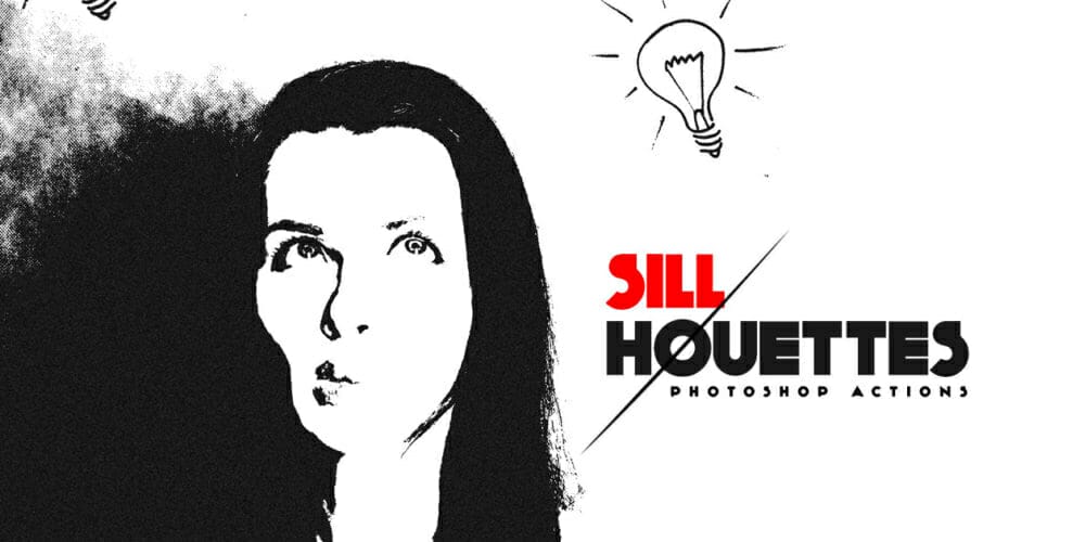 Latest Free Photoshop Actions 260 Silhouettes Photoshop Action