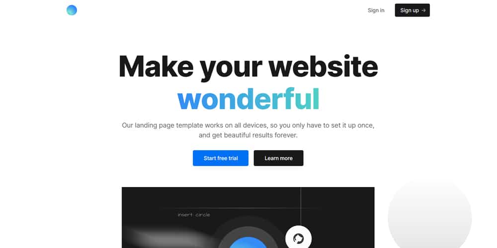 Best Free Web Templates 2023 244 Simple-Light