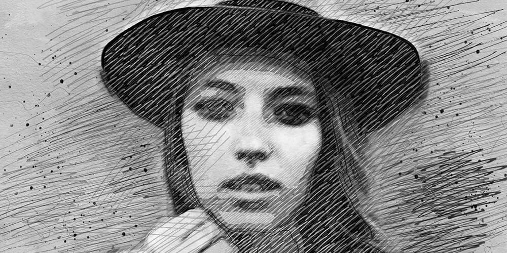 Latest Free Photoshop Actions 88 Sketch Photoshop Action