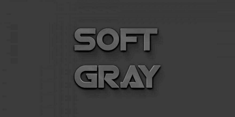 Latest Free Photoshop Text Styles & Effects 211 Soft Gray Text Effect