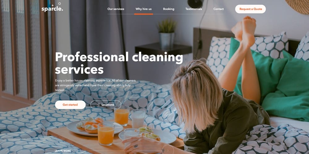 Best Free Web Templates 2023 102 Sparcle Landing Website PSD