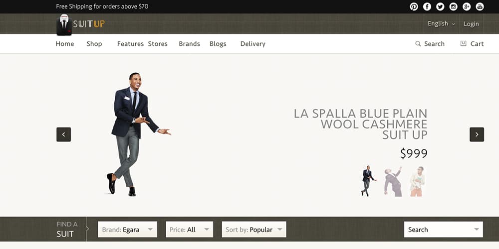 Best Free Web Templates 2023 85 Suit Up