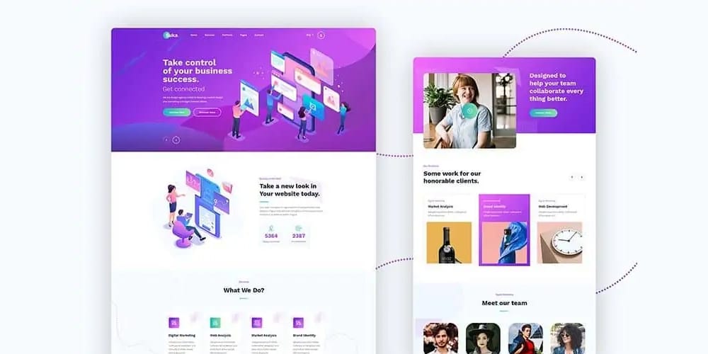 Best Free Web Templates 2021 94 Suka Landing Page Template