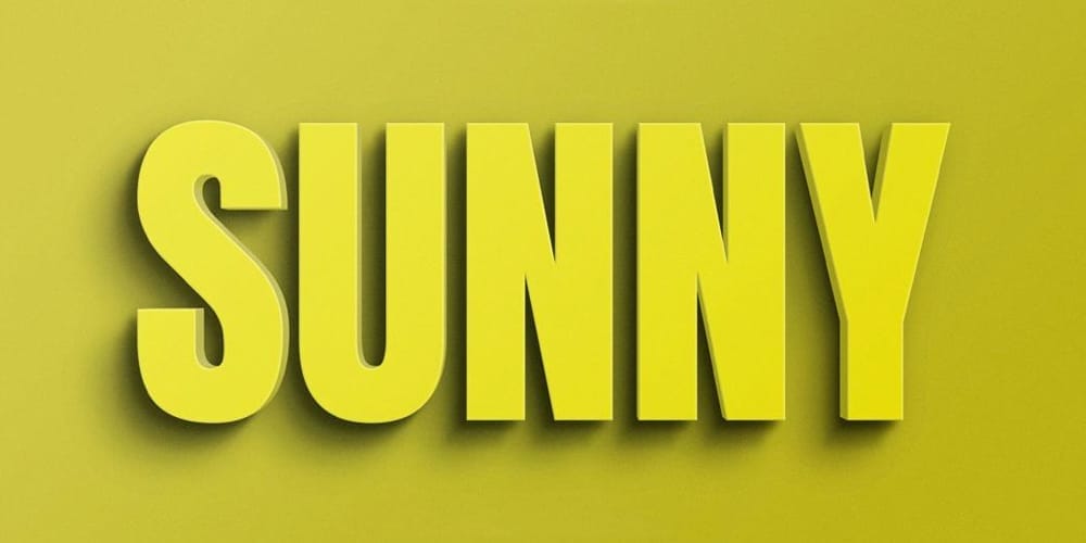Latest Free Photoshop Text Styles & Effects 36 Summer Vibe Yellow Text Effect