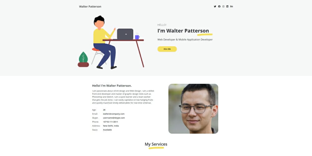 Best Free Web Templates 2023 242 Super Folio