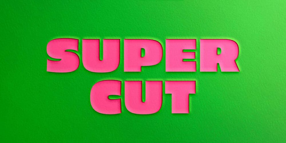 Latest Free Photoshop Text Styles & Effects 38 Super Paper Cut Out Text Effect