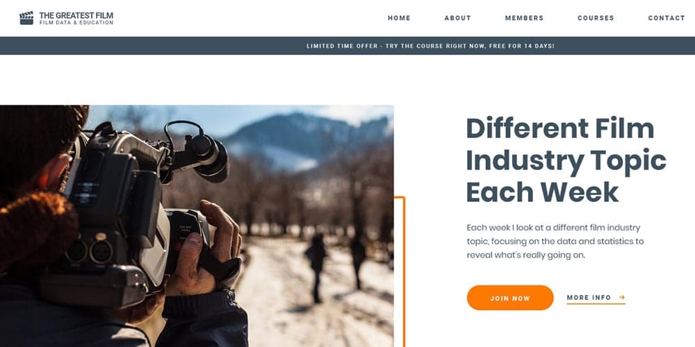 Best Free Web Templates 2023 326 The Greatest Film Web Template