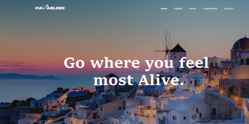 Travel Landing Page Template