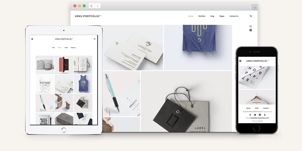 Best Free Web Templates 2023 292 Urku Portfolio HTM 5 Template