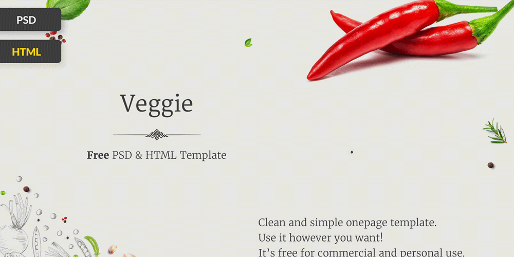 Best Free Web Templates 2023 224 Veggie
