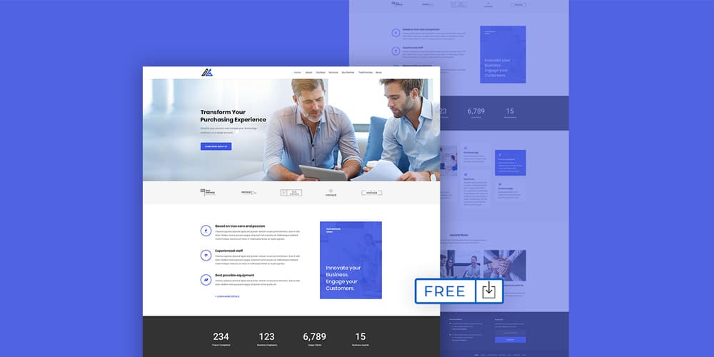 Best Free Web Templates 2021 213 Web Template for Modern Company