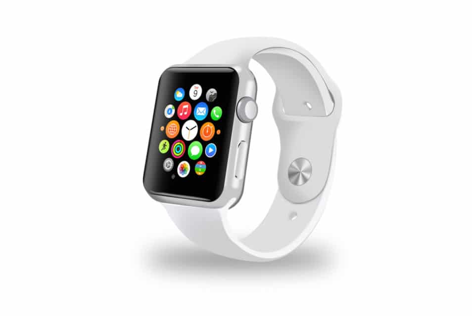 White Apple Watch Mockup