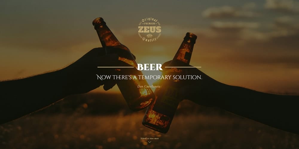 Best Free Web Templates 2023 321 Zeus Web Template PSD