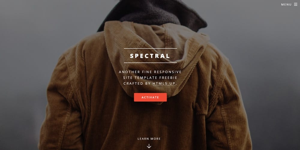 Best Free Web Templates 2023 252 spectral