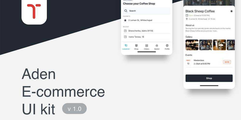 Aden E commerce UI Kit