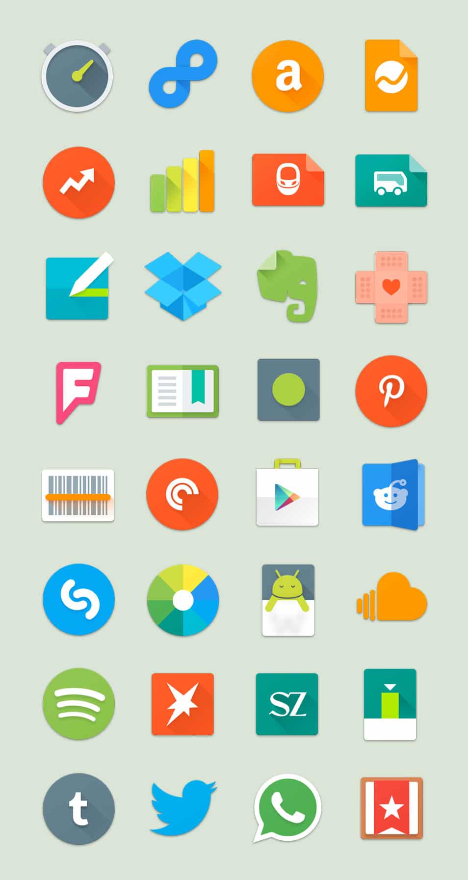 Android Lollipop Icon Set