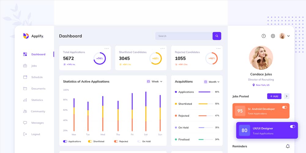 Applify Job Management Dashboard