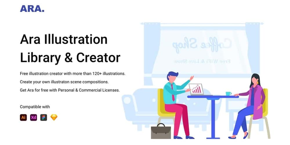 Ara Illustration Library and Creator