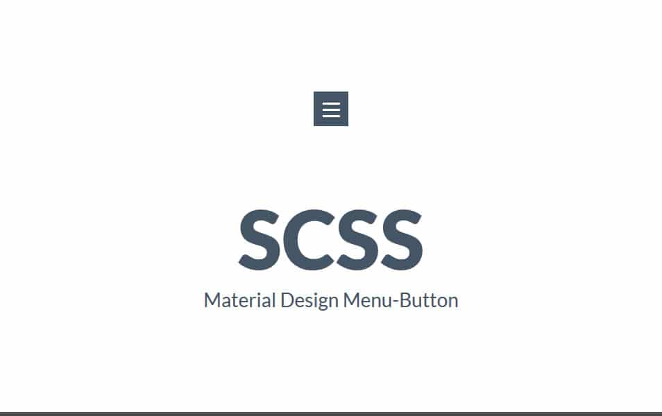 Configurable animated Material Design Menu Button