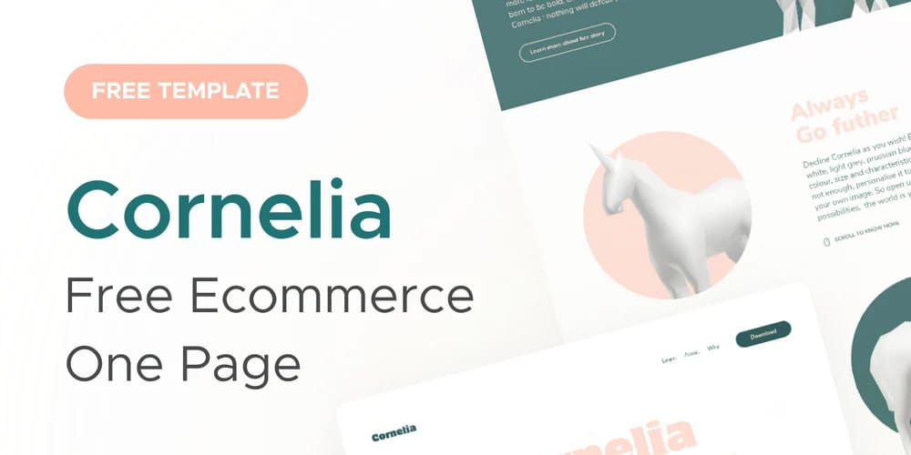 Cornelia Ecommerce One Page Template