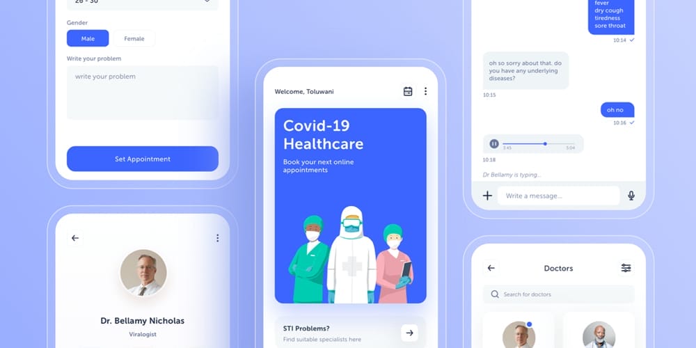 Doctors Appointment UI Kit