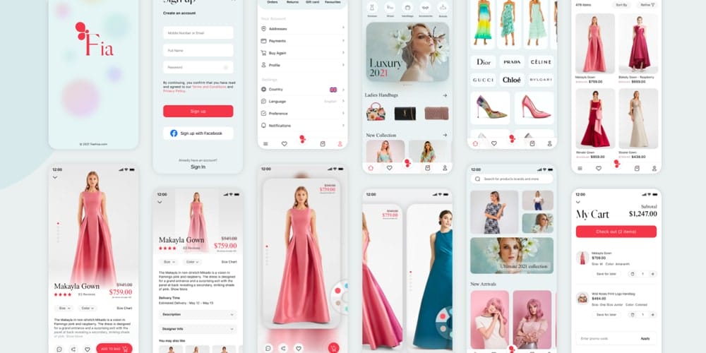 Fashion Ecommerce UI Kit