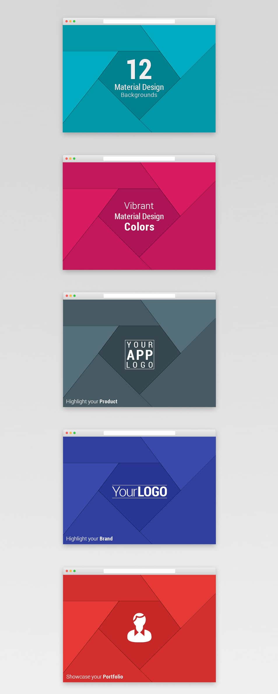 Free Material Design Promotional Backgrounds