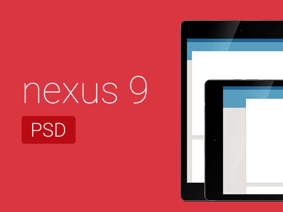 Free Nexus 9 PSD