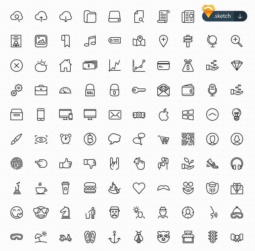 Free Sketch Icons