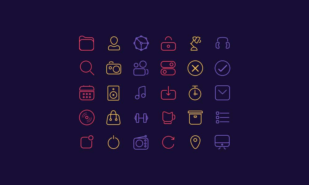 Free Sketch Line Icons