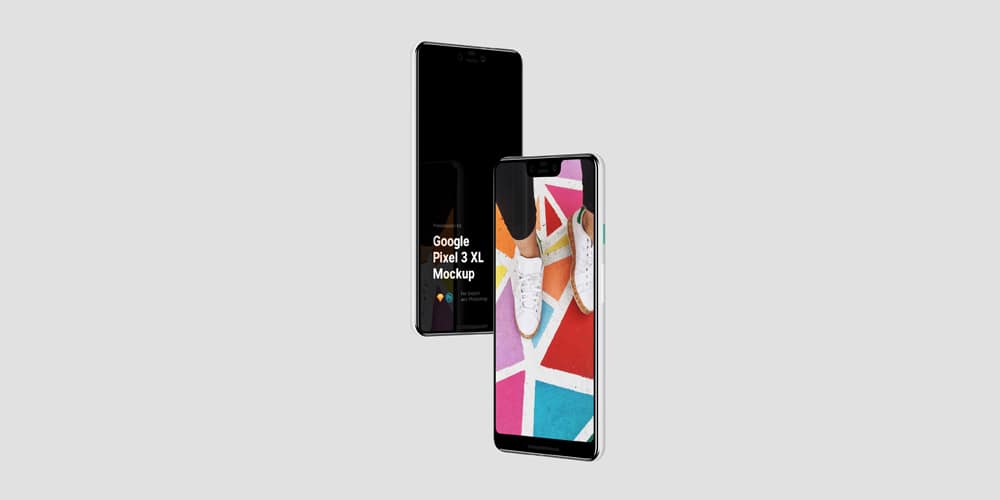 Google Pixel 3 XL Mockup