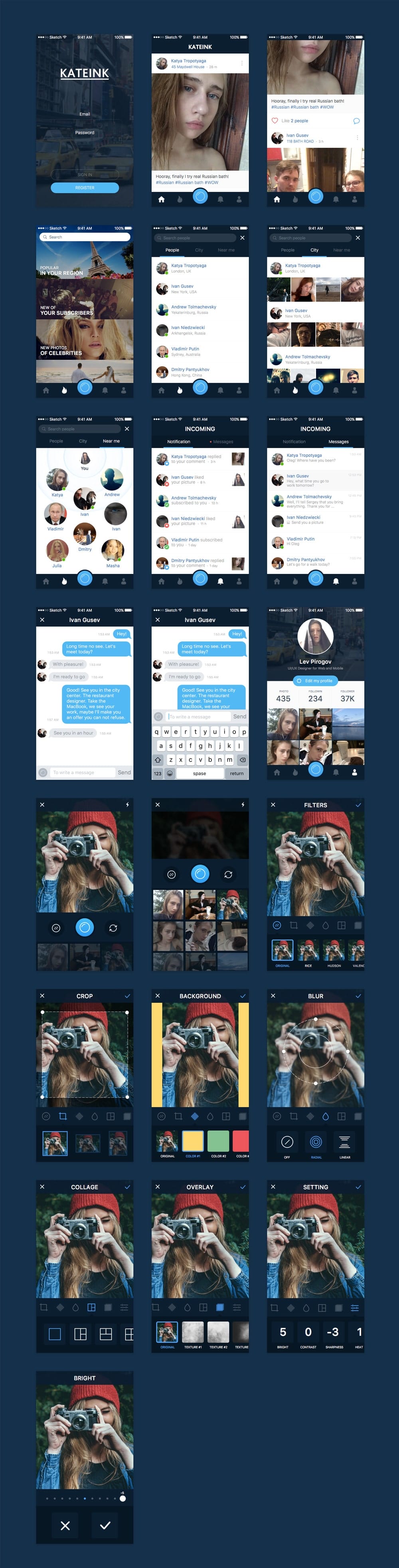 Kateing Photo App Ui Kit