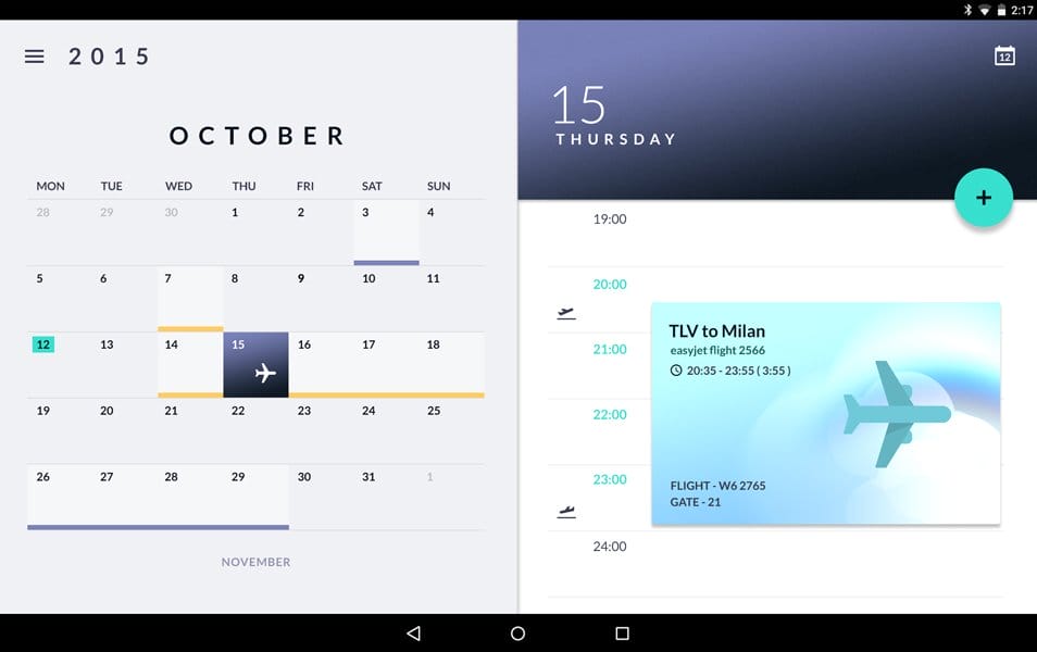 Material Calendar PSD