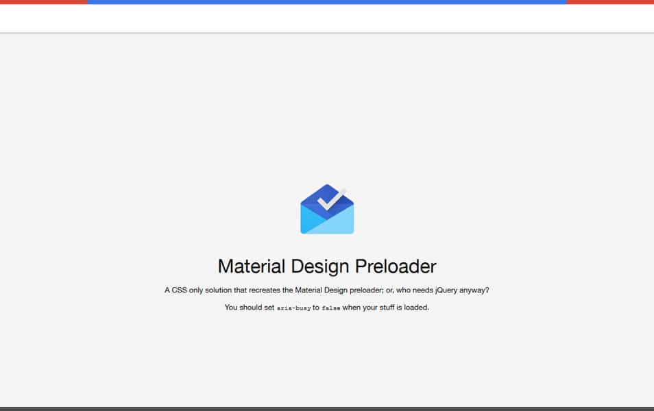 Material Design Preloader