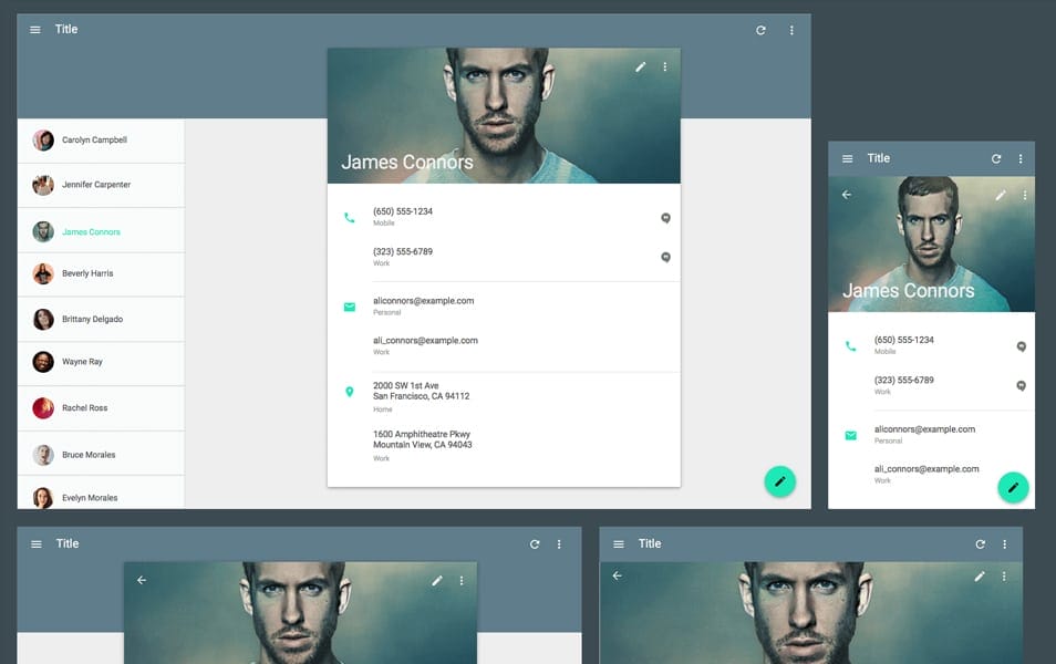 Material Design Sketch Template v2