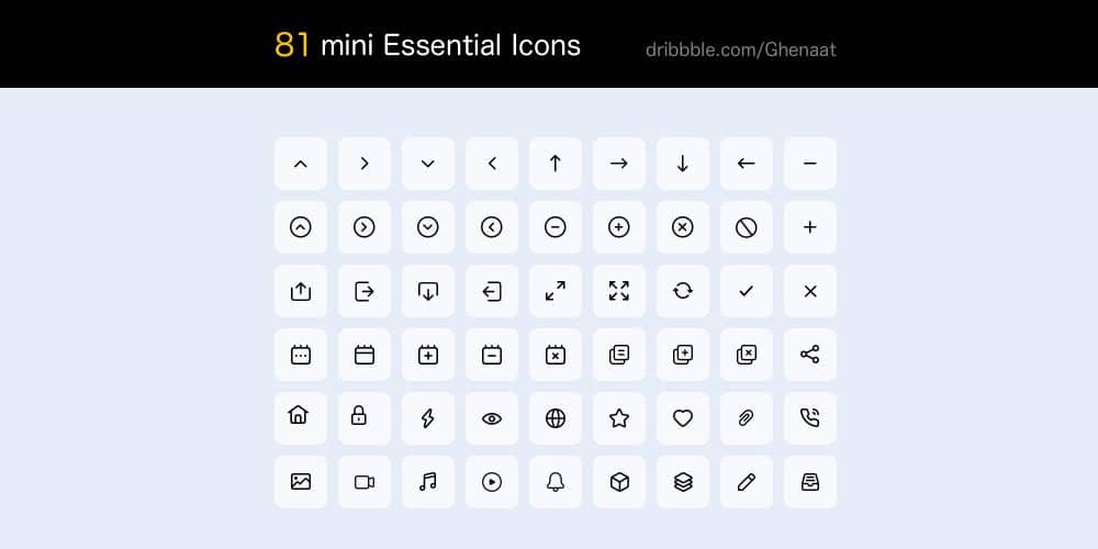 Mini Essential Icons