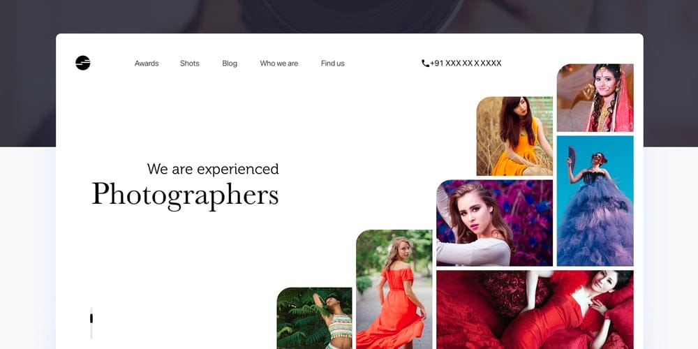 Mobile and Web Photography Template