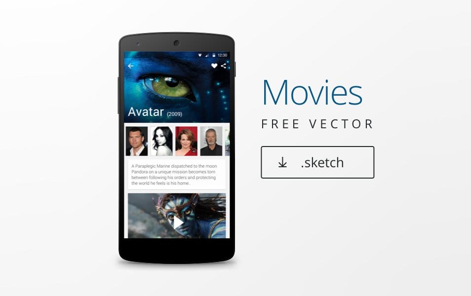 Movies material design